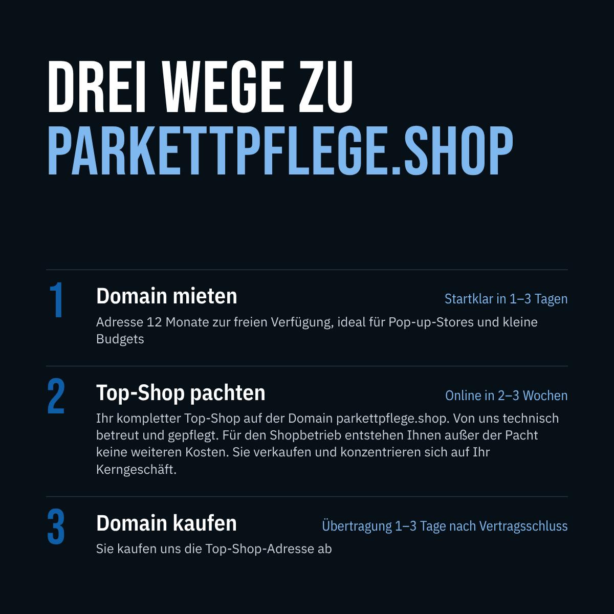 parkettpflege.shop